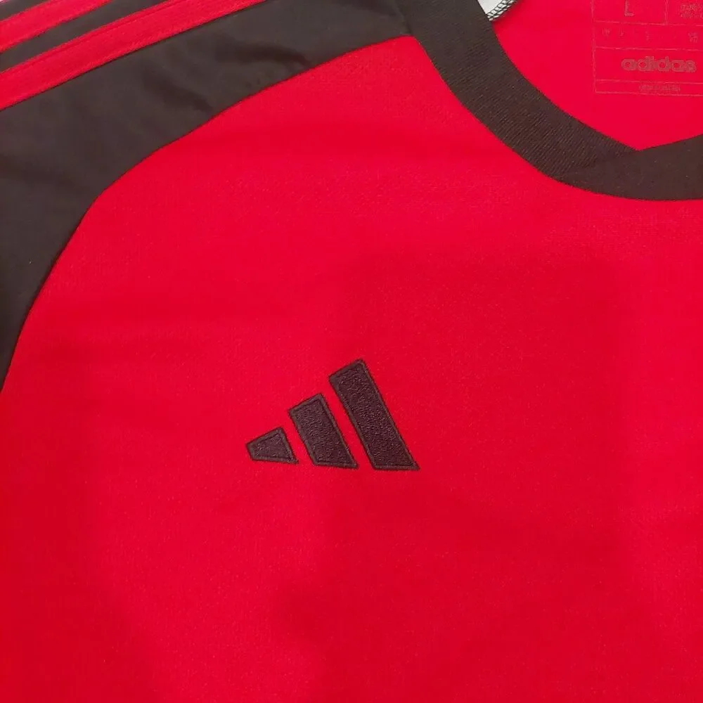 Adidas Belgium 2022 WORLD CUP Home Soccer Jersey Men’s L Aeroready Red Black
